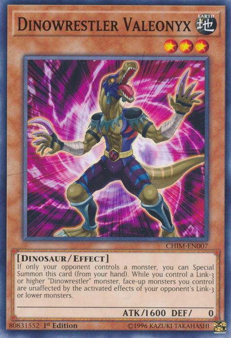 Dinowrestler Valeonyx [CHIM-EN007] Common | Card Merchant Takapuna