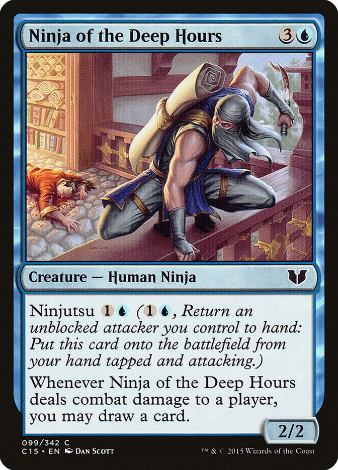 Ninja of the Deep Hours [Commander 2015] | Card Merchant Takapuna