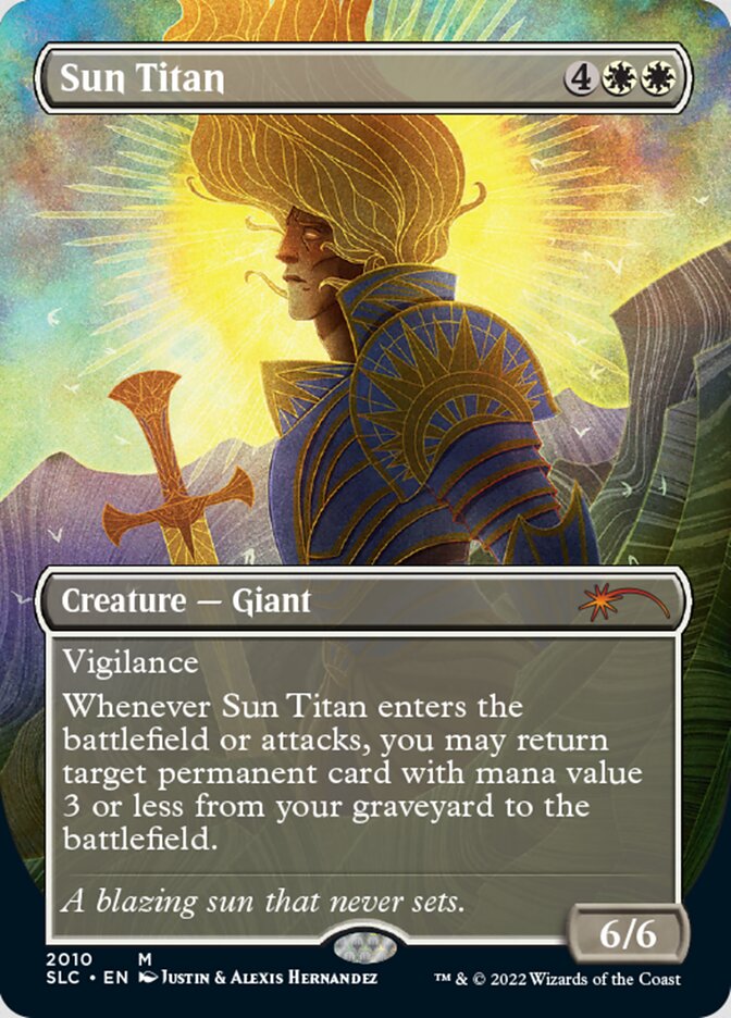 Sun Titan (Borderless) [Secret Lair 30th Anniversary Countdown Kit] | Card Merchant Takapuna