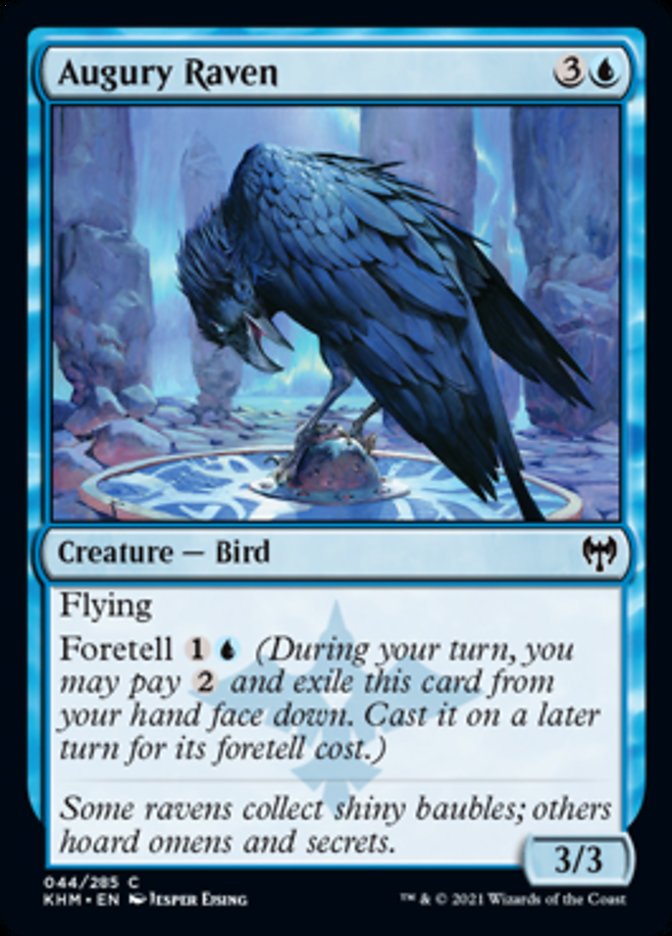 Augury Raven [Kaldheim] | Card Merchant Takapuna