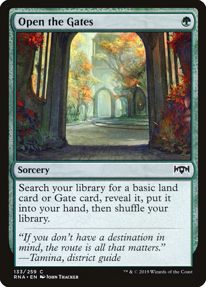 Open the Gates [Ravnica Allegiance] | Card Merchant Takapuna