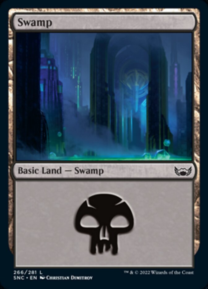 Swamp (266) [Streets of New Capenna] | Card Merchant Takapuna