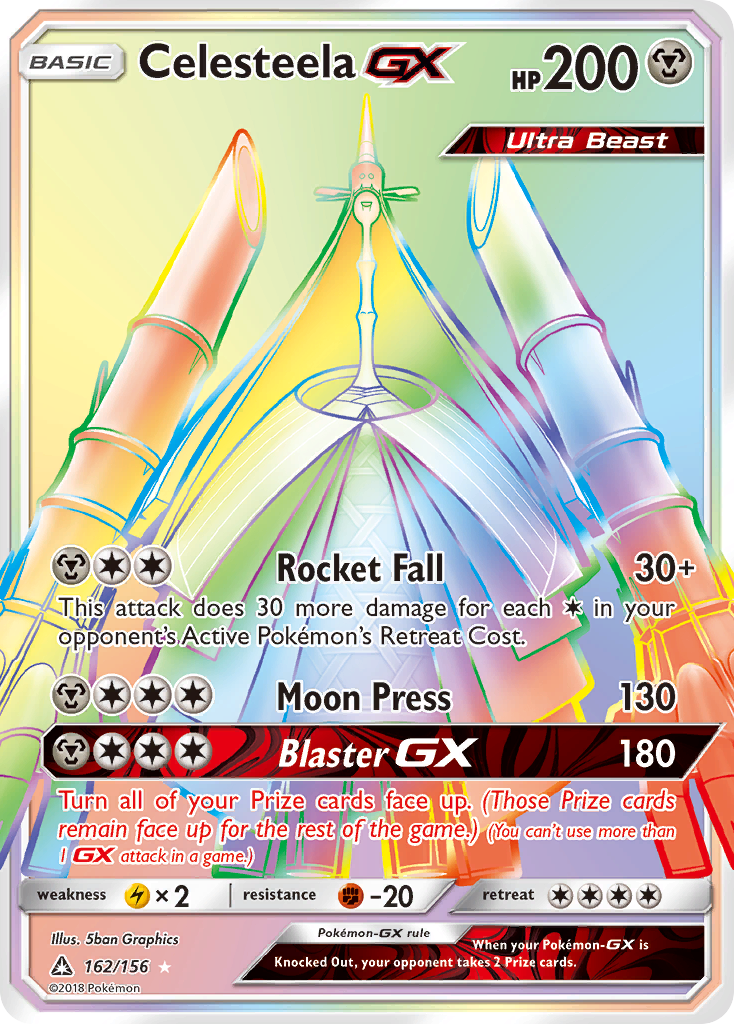 Celesteela GX (162/156) [Sun & Moon: Ultra Prism] | Card Merchant Takapuna