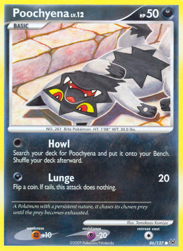 Poochyena (86/127) [Platinum: Base Set] | Card Merchant Takapuna