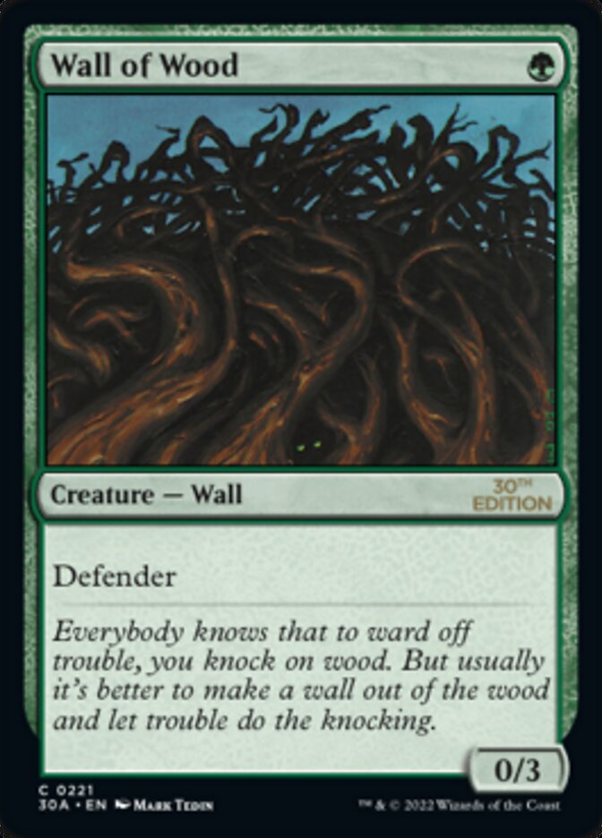 Wall of Wood [30th Anniversary Edition] | Card Merchant Takapuna