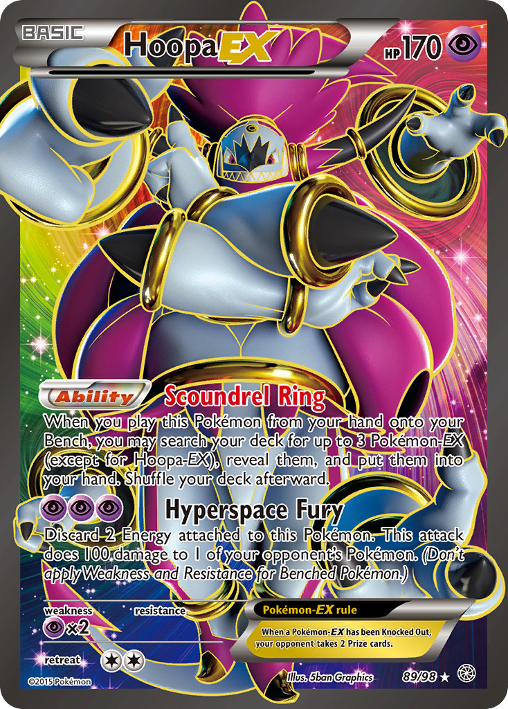 Hoopa EX (89/98) [XY: Ancient Origins] | Card Merchant Takapuna