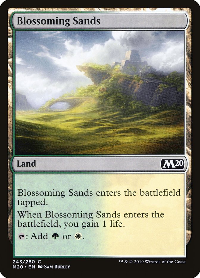 Blossoming Sands [Core Set 2020] | Card Merchant Takapuna