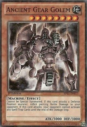 Ancient Gear Golem [BP01-EN011] Starfoil Rare | Card Merchant Takapuna