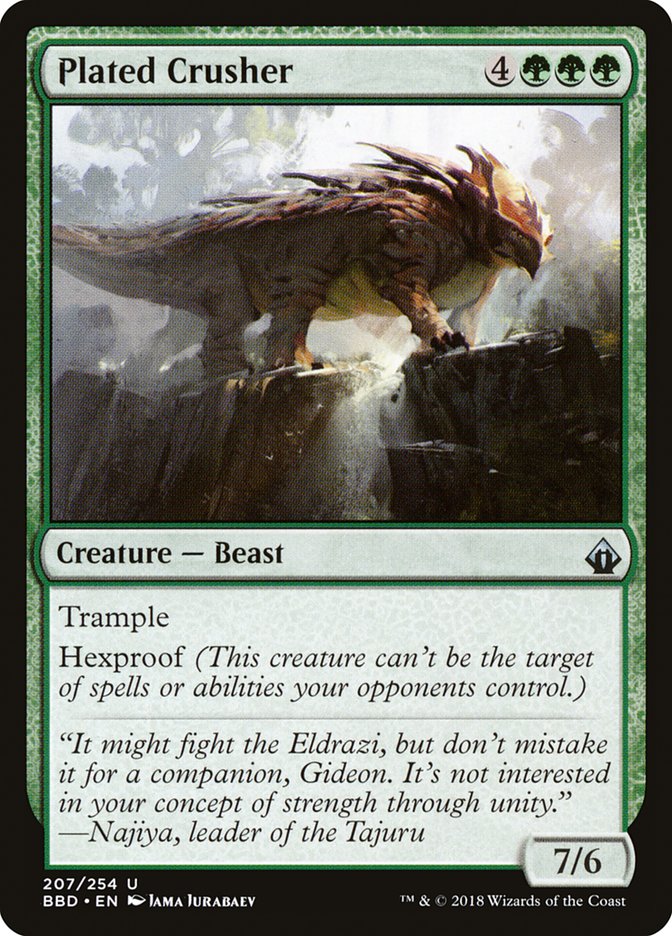 Plated Crusher [Battlebond] | Card Merchant Takapuna