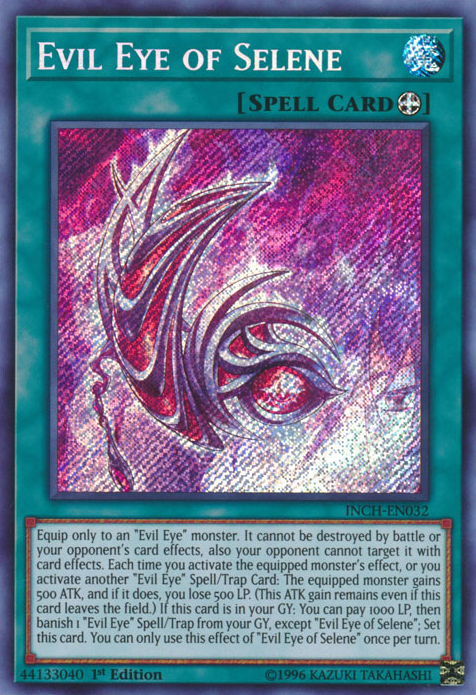 Evil Eye of Selene [INCH-EN032] Secret Rare | Card Merchant Takapuna