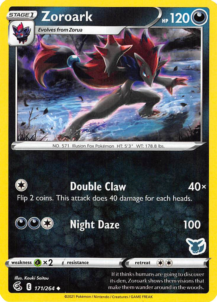 Zoroark (171/264) (Eevee Deck) [Battle Academy 2022] | Card Merchant Takapuna