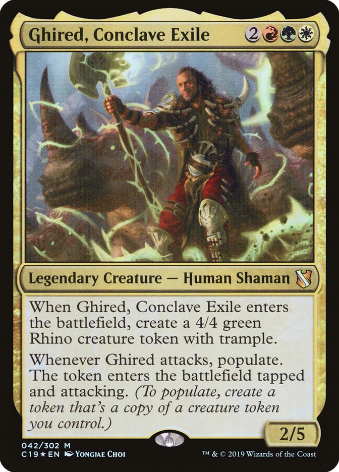 Ghired, Conclave Exile [Commander 2019] | Card Merchant Takapuna