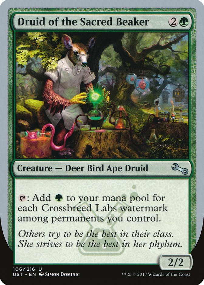 Druid of the Sacred Beaker [Unstable] | Card Merchant Takapuna