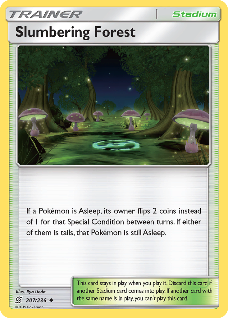 Slumbering Forest (207/236) [Sun & Moon: Unified Minds] | Card Merchant Takapuna