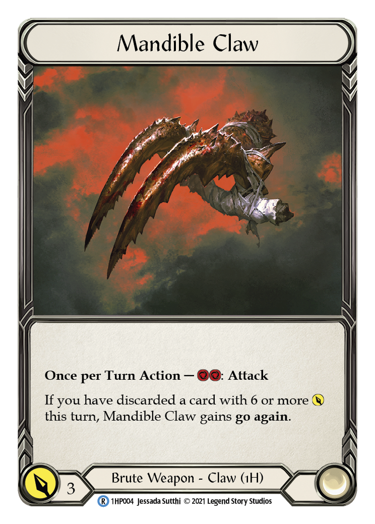 Mandible Claw (Left) [1HP004] (History Pack 1) | Card Merchant Takapuna