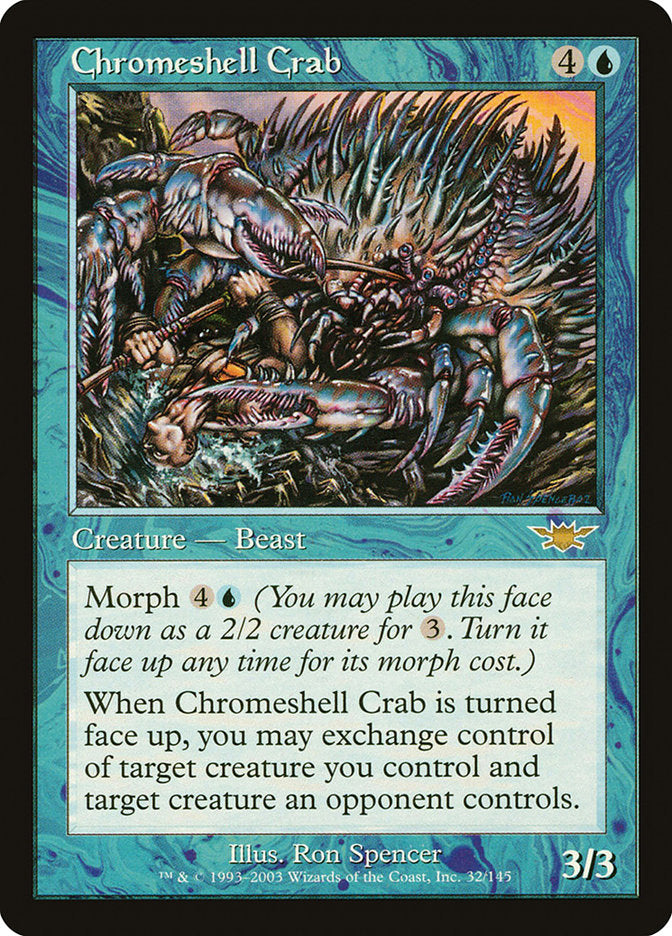 Chromeshell Crab [Legions] | Card Merchant Takapuna