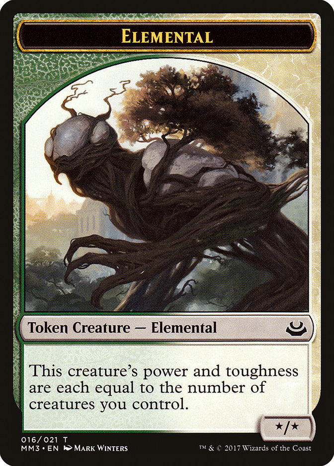 Elemental Token [Modern Masters 2017 Tokens] | Card Merchant Takapuna