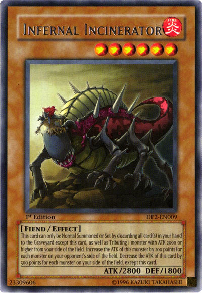 Infernal Incinerator [DP2-EN009] Rare | Card Merchant Takapuna