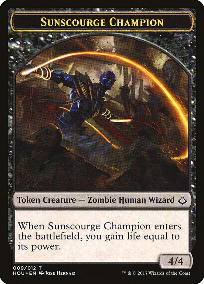 Sunscourge Champion Token [Hour of Devastation Tokens] | Card Merchant Takapuna