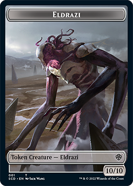 Eldrazi // Soldier Double-Sided Token [Starter Commander Decks] | Card Merchant Takapuna