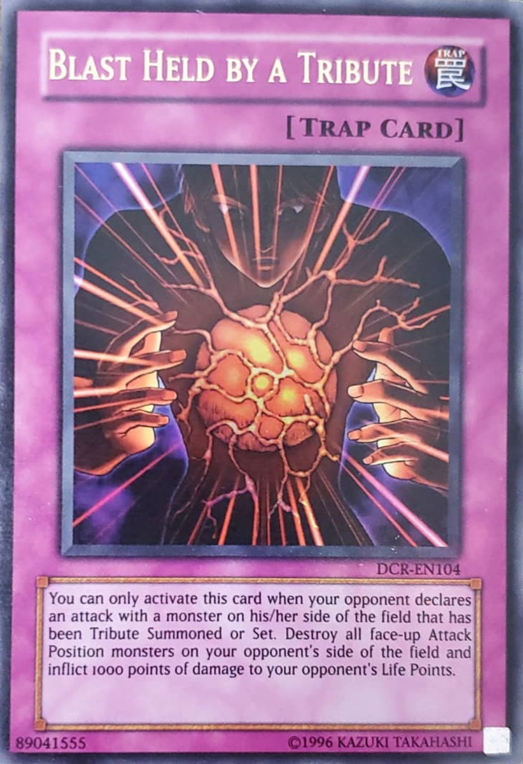 Blast Held by a Tribute [DCR-EN104] Ultra Rare | Card Merchant Takapuna