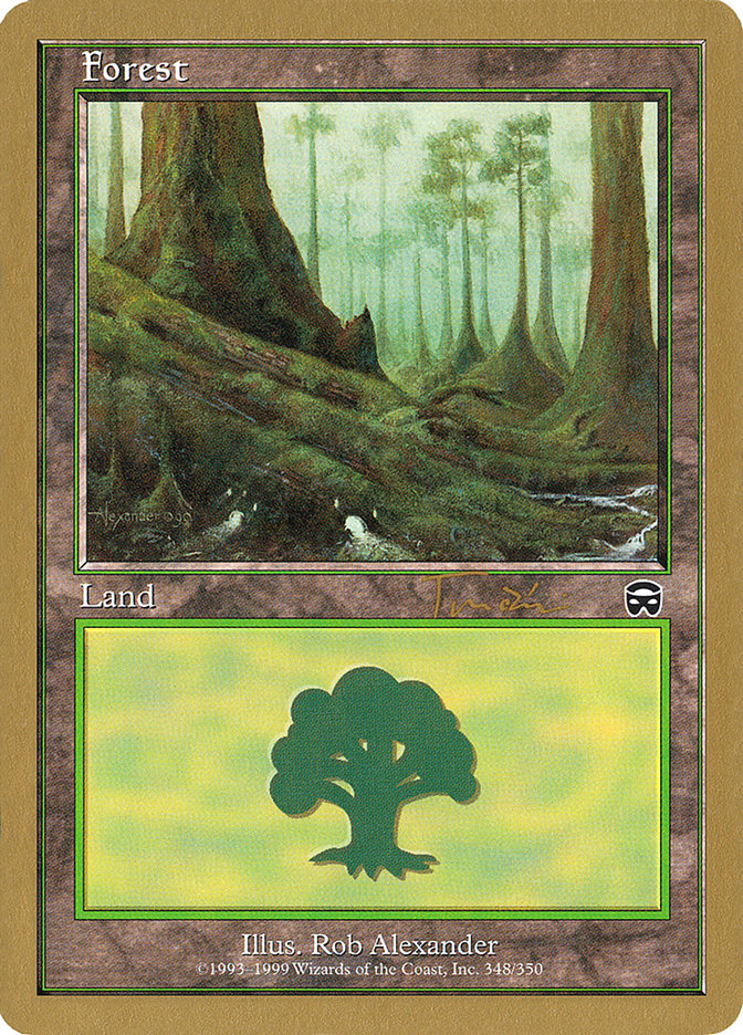 Forest (jt348) (Jan Tomcani) [World Championship Decks 2001] | Card Merchant Takapuna