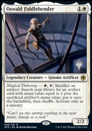 Oswald Fiddlebender (Promo Pack) [Dungeons & Dragons: Adventures in the Forgotten Realms Promos] | Card Merchant Takapuna