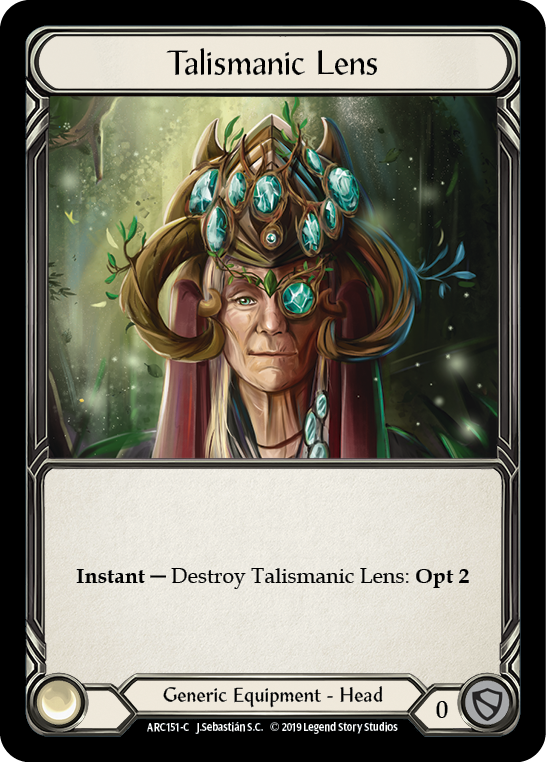 Talismanic Lens [ARC151-C] (Arcane Rising)  1st Edition Cold Foil | Card Merchant Takapuna