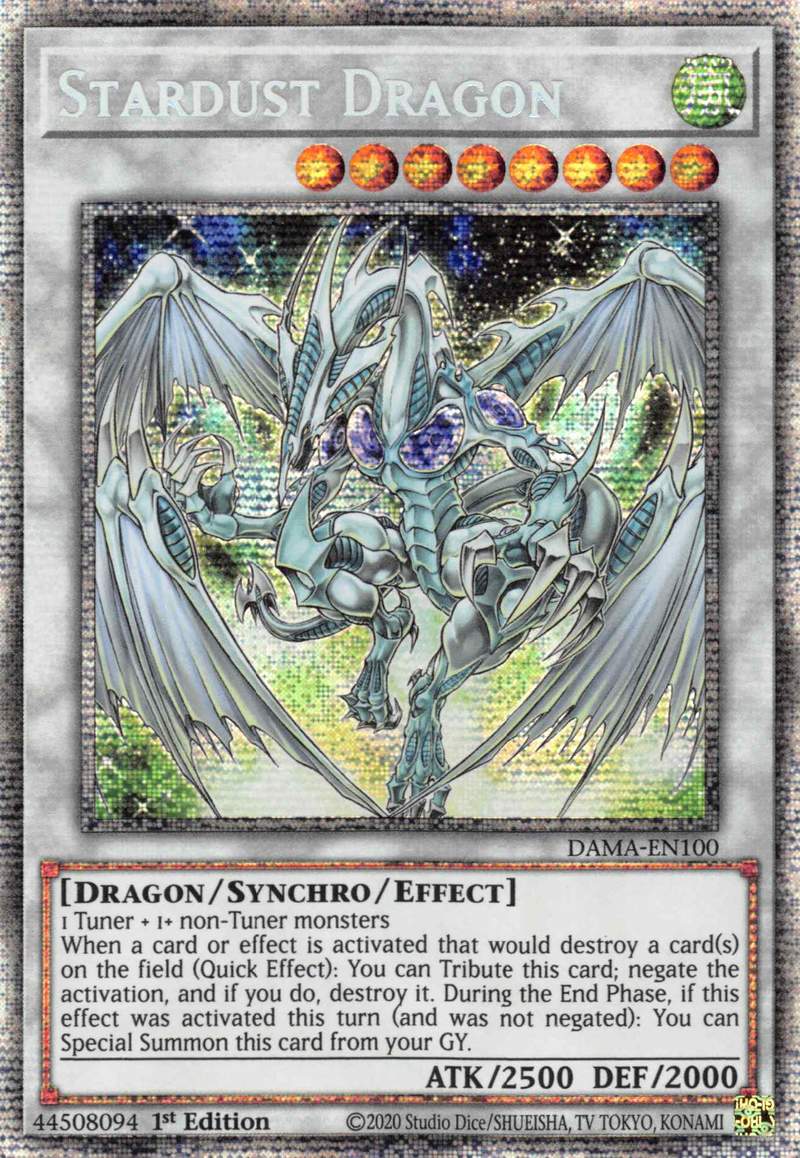 Stardust Dragon [DAMA-EN100] Starlight Rare | Card Merchant Takapuna