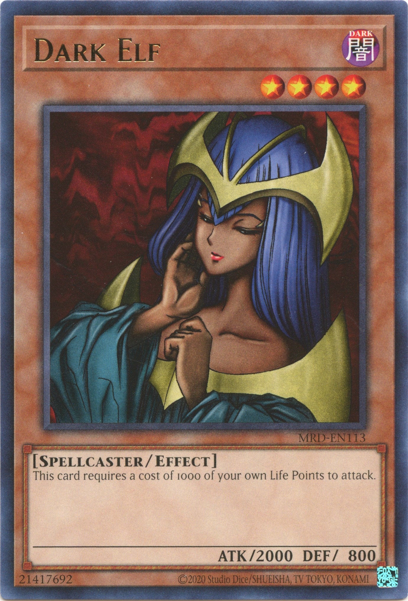 Dark Elf (25th Anniversary) [MRD-EN113] Rare | Card Merchant Takapuna