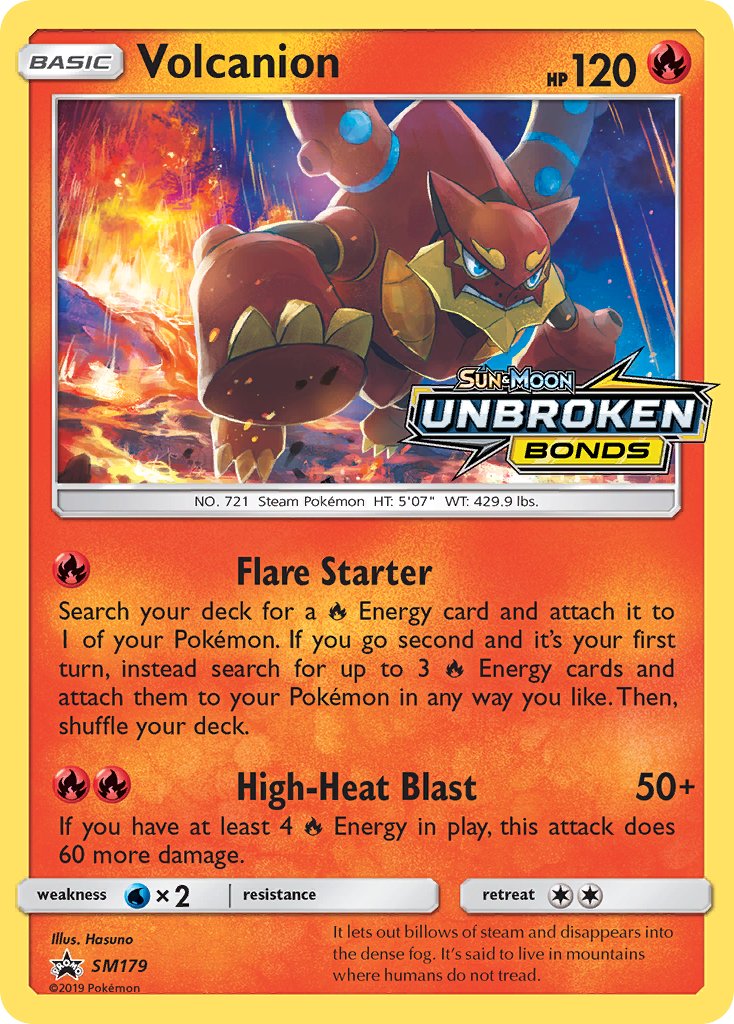 Volcanion (SM179) [Sun & Moon: Black Star Promos] | Card Merchant Takapuna