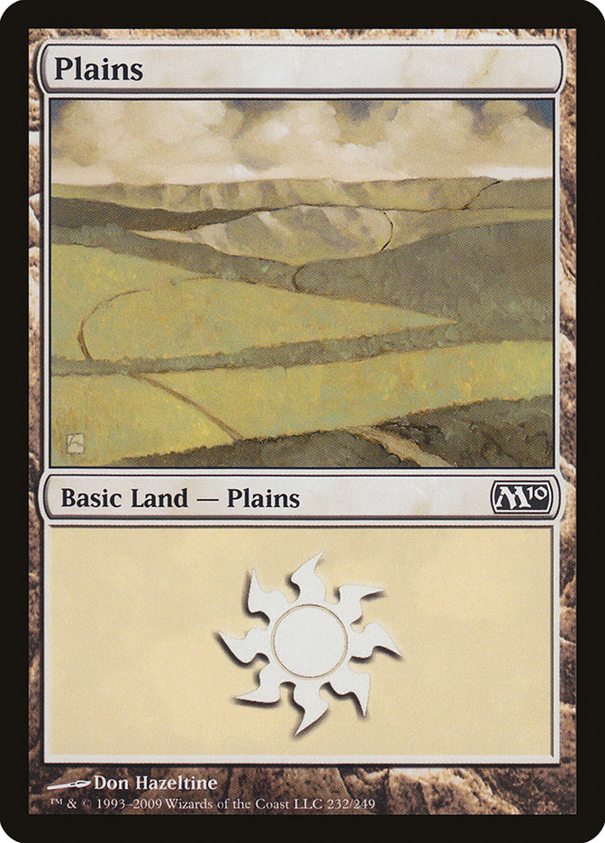 Plains (232) [Magic 2010] | Card Merchant Takapuna