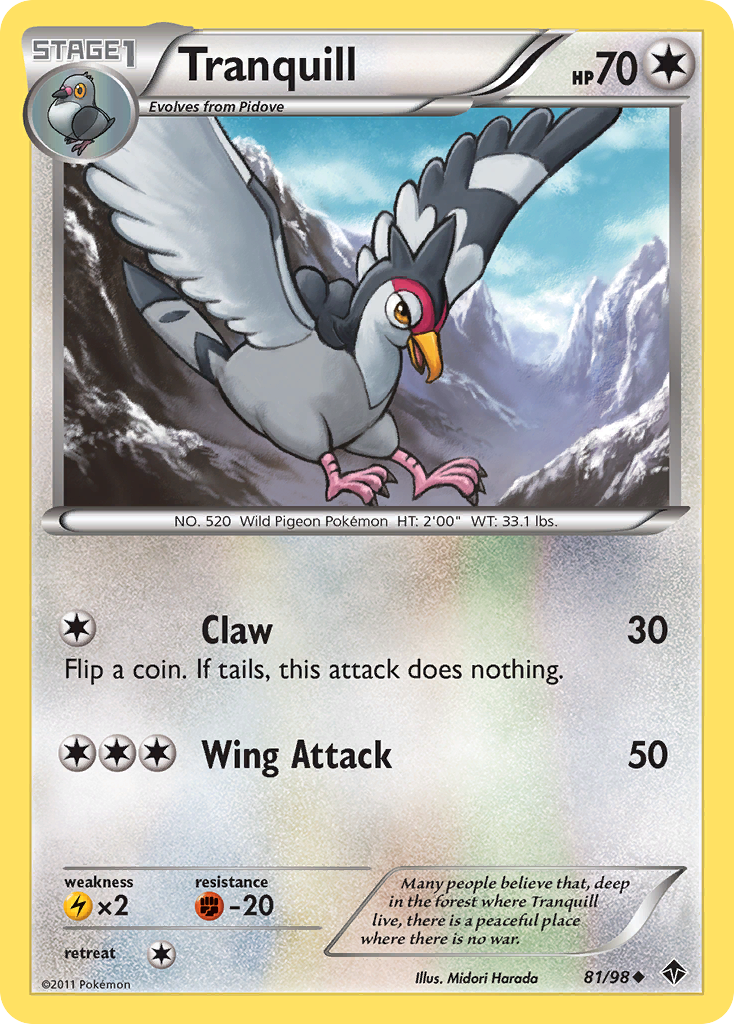 Tranquill (81/98) [Black & White: Emerging Powers] | Card Merchant Takapuna