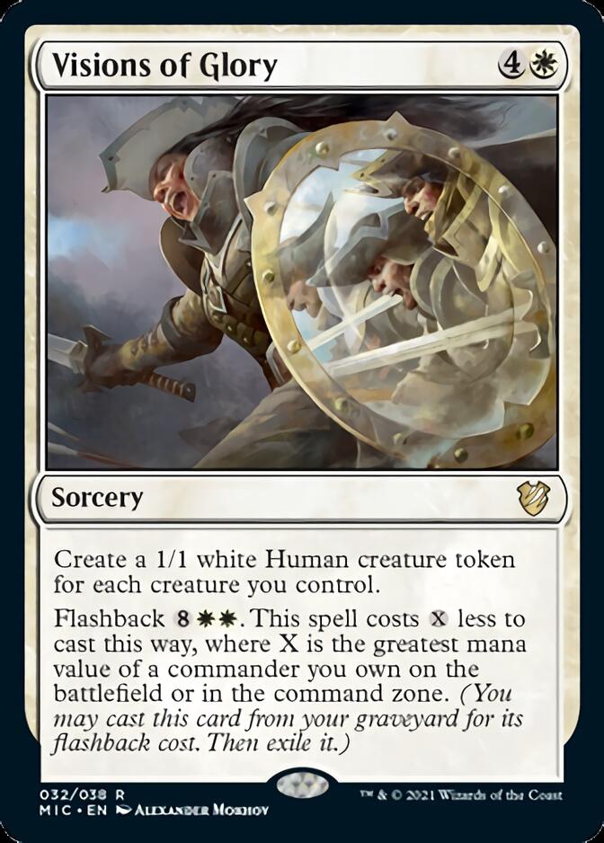 Visions of Glory [Innistrad: Midnight Hunt Commander] | Card Merchant Takapuna