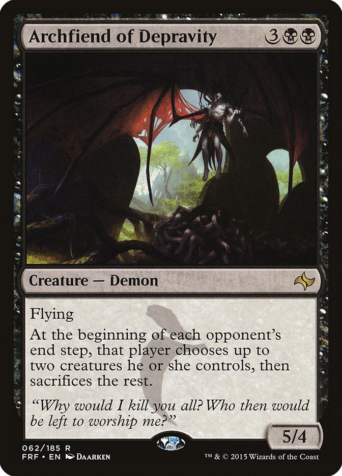 Archfiend of Depravity [Fate Reforged] | Card Merchant Takapuna