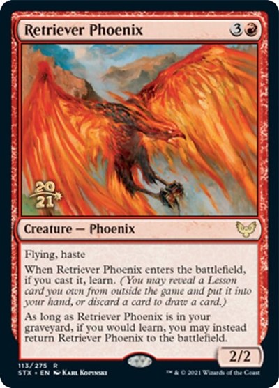 Retriever Phoenix [Strixhaven: School of Mages Prerelease Promos] | Card Merchant Takapuna