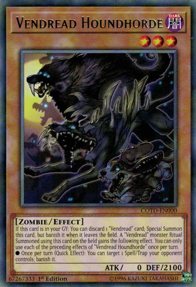 Vendread Houndhorde [COTD-EN000] Rare | Card Merchant Takapuna