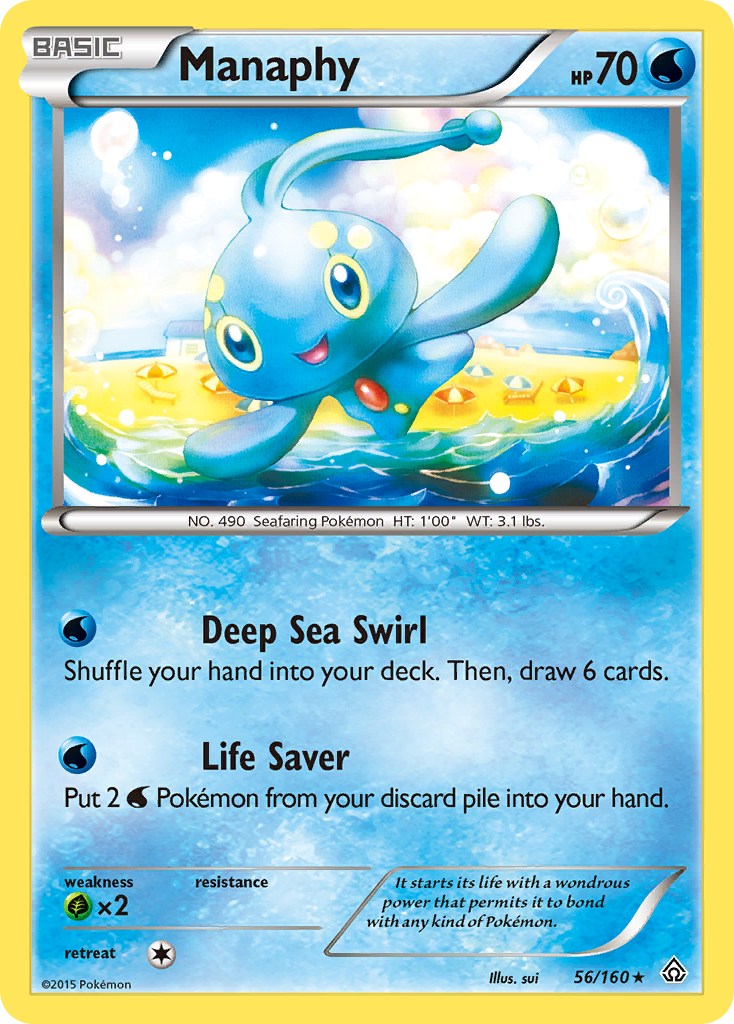 Manaphy (56/160) [XY: Primal Clash] | Card Merchant Takapuna