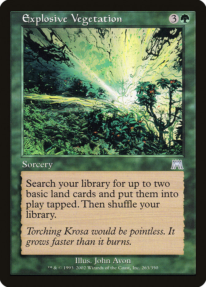 Explosive Vegetation [Onslaught] | Card Merchant Takapuna