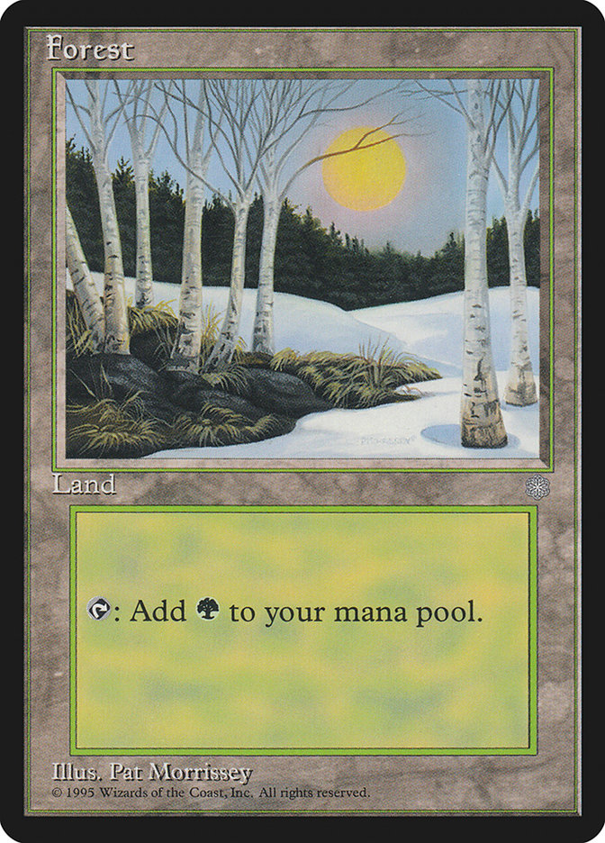 Forest (Sun Visible) [Ice Age] | Card Merchant Takapuna