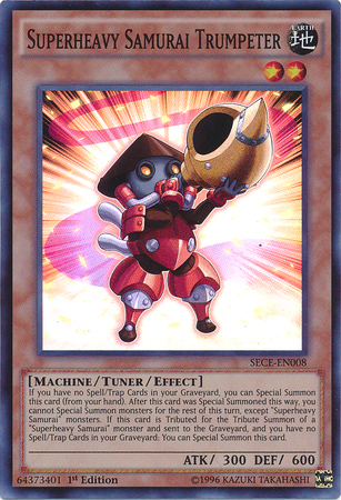 Superheavy Samurai Trumpeter [SECE-EN008] Super Rare | Card Merchant Takapuna