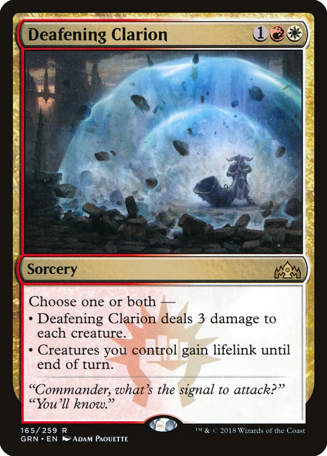 Deafening Clarion [Guilds of Ravnica] | Card Merchant Takapuna