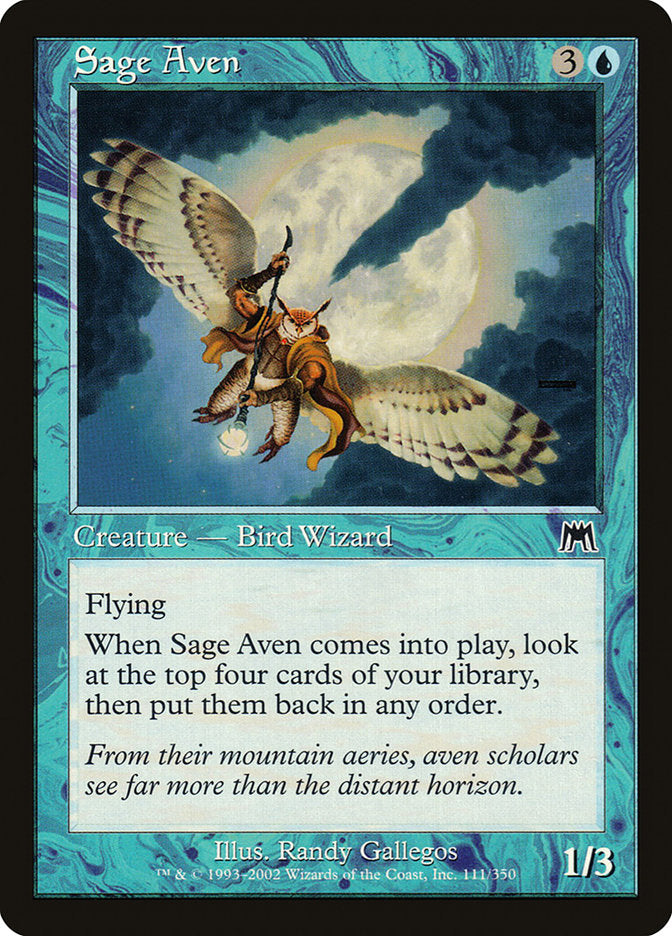 Sage Aven [Onslaught] | Card Merchant Takapuna