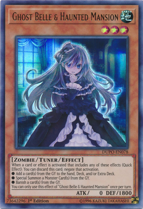 Ghost Belle & Haunted Mansion [DUPO-EN078] Ultra Rare | Card Merchant Takapuna