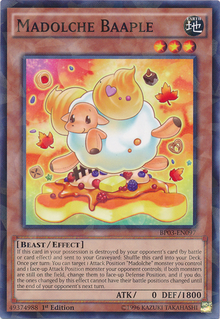 Madolche Baaple [BP03-EN097] Shatterfoil Rare | Card Merchant Takapuna