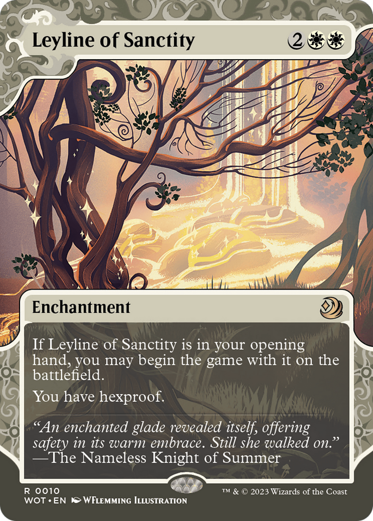 Leyline of Sanctity [Wilds of Eldraine: Enchanting Tales] | Card Merchant Takapuna