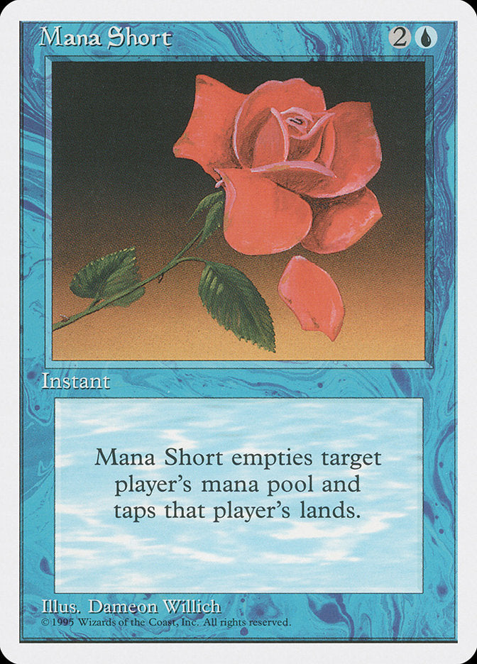 Mana Short [Fourth Edition] | Card Merchant Takapuna