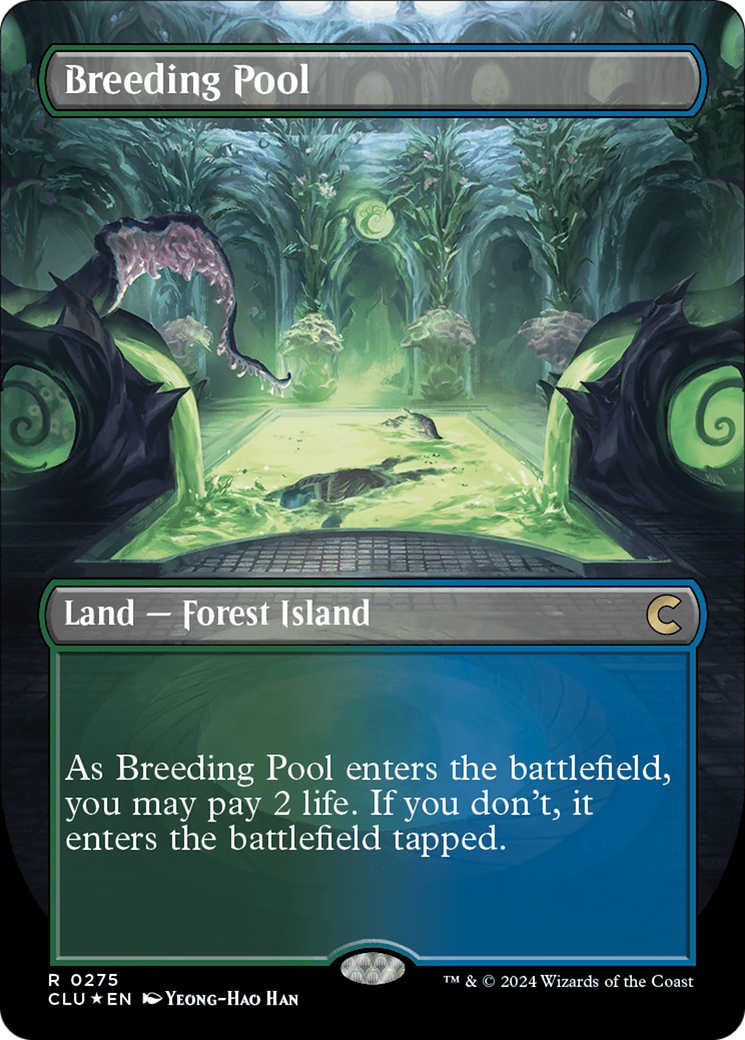 Breeding Pool (Borderless) [Ravnica: Clue Edition] | Card Merchant Takapuna