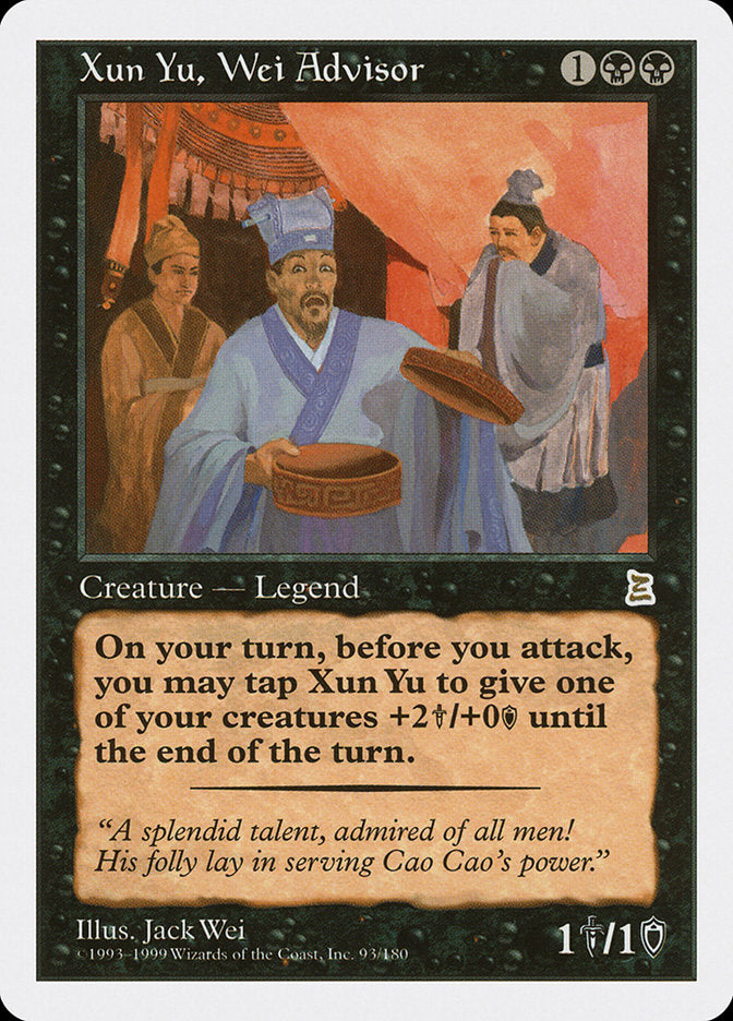 Xun Yu, Wei Advisor [Portal Three Kingdoms] | Card Merchant Takapuna