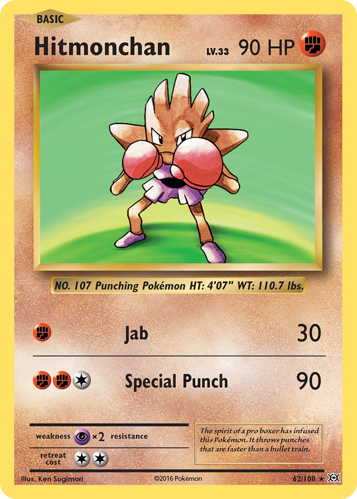 Hitmonchan (62/108) [XY: Evolutions] | Card Merchant Takapuna